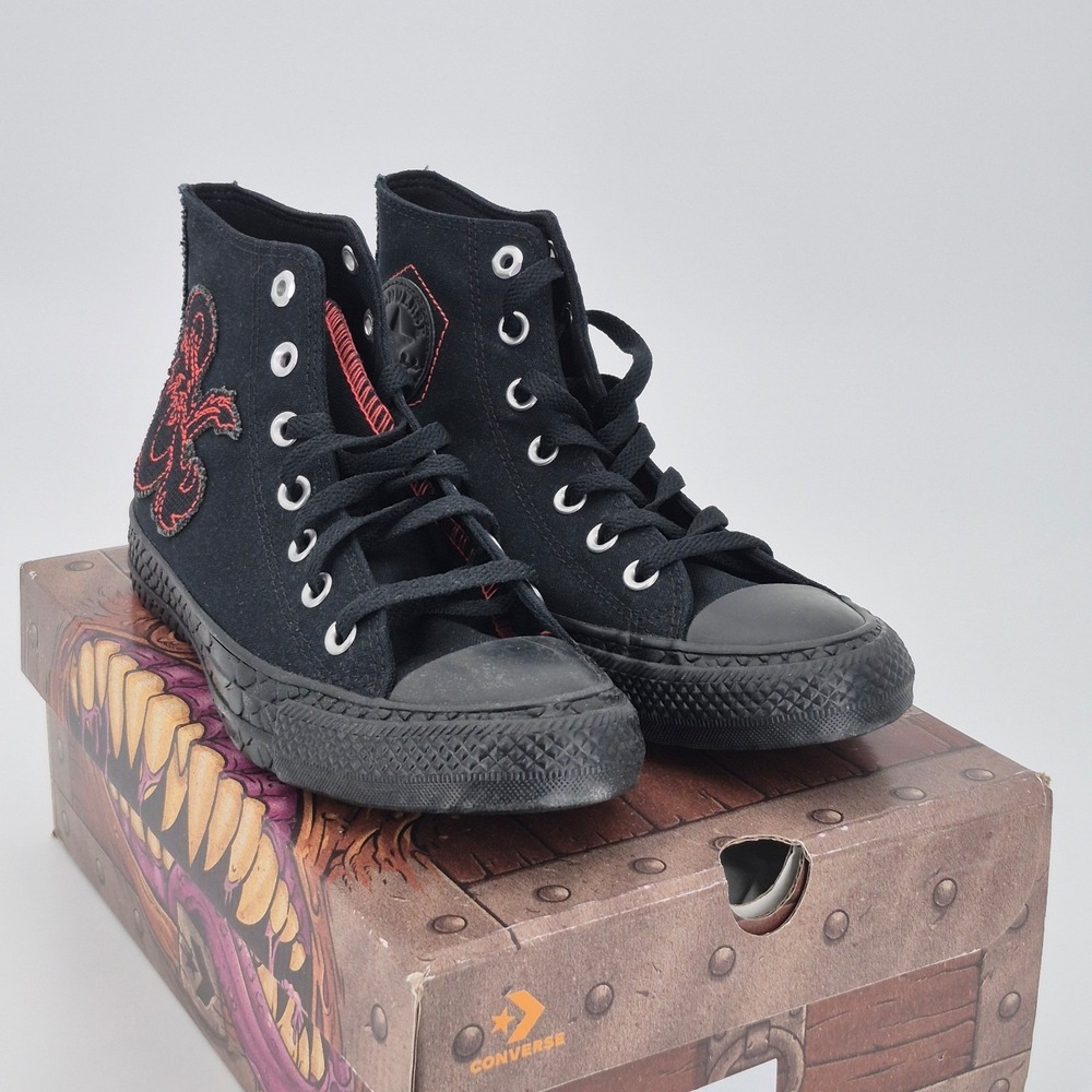 Converse X Dungeons & Dragons Chuck Taylor All Star Hi Womens Size 8 A09886C NIB - Picture 7 of 13